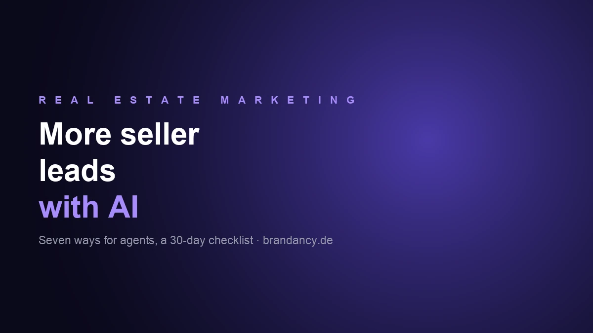 More seller leads with AI: seven ways for estate agents