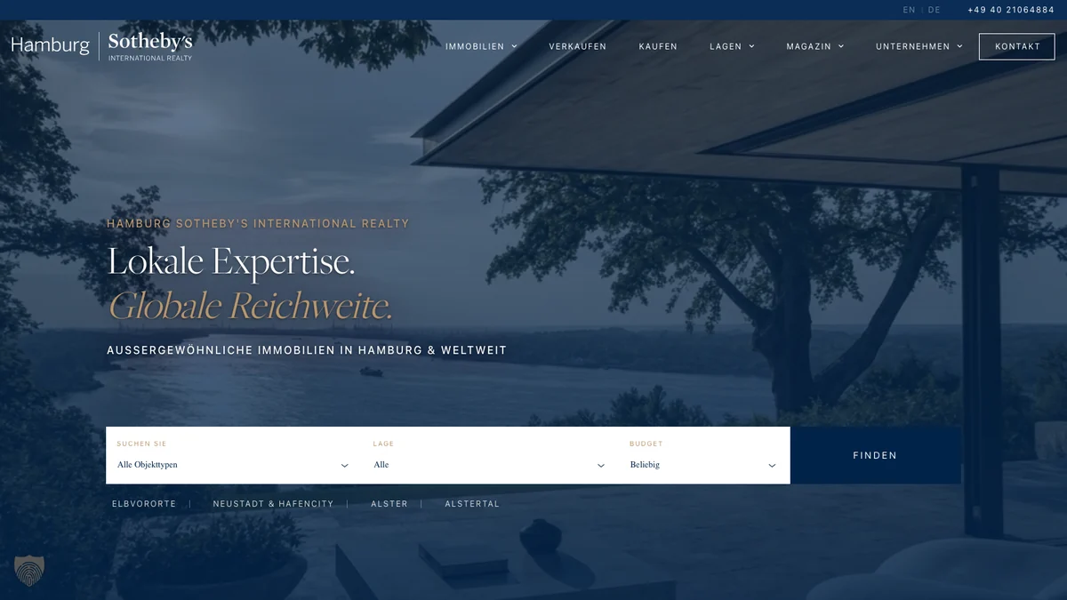Hamburg Sotheby's International Realty – Website Launch