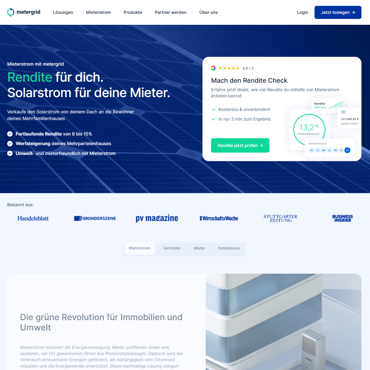 Website Relaunch Metergrid